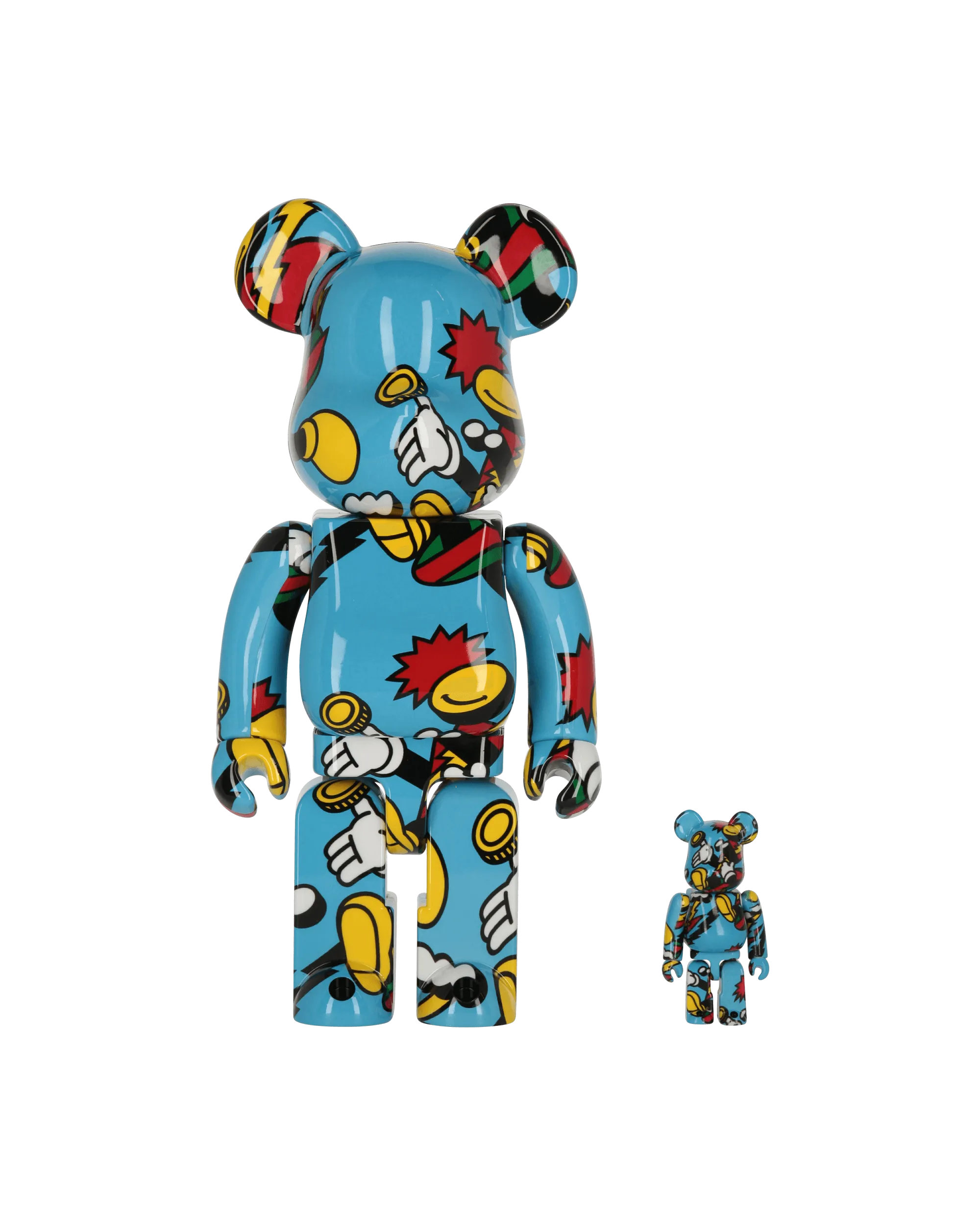 100%   400% Grafflex Be@rbrick Multicolor