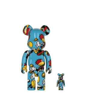 100%   400% Grafflex Be@rbrick Multicolor