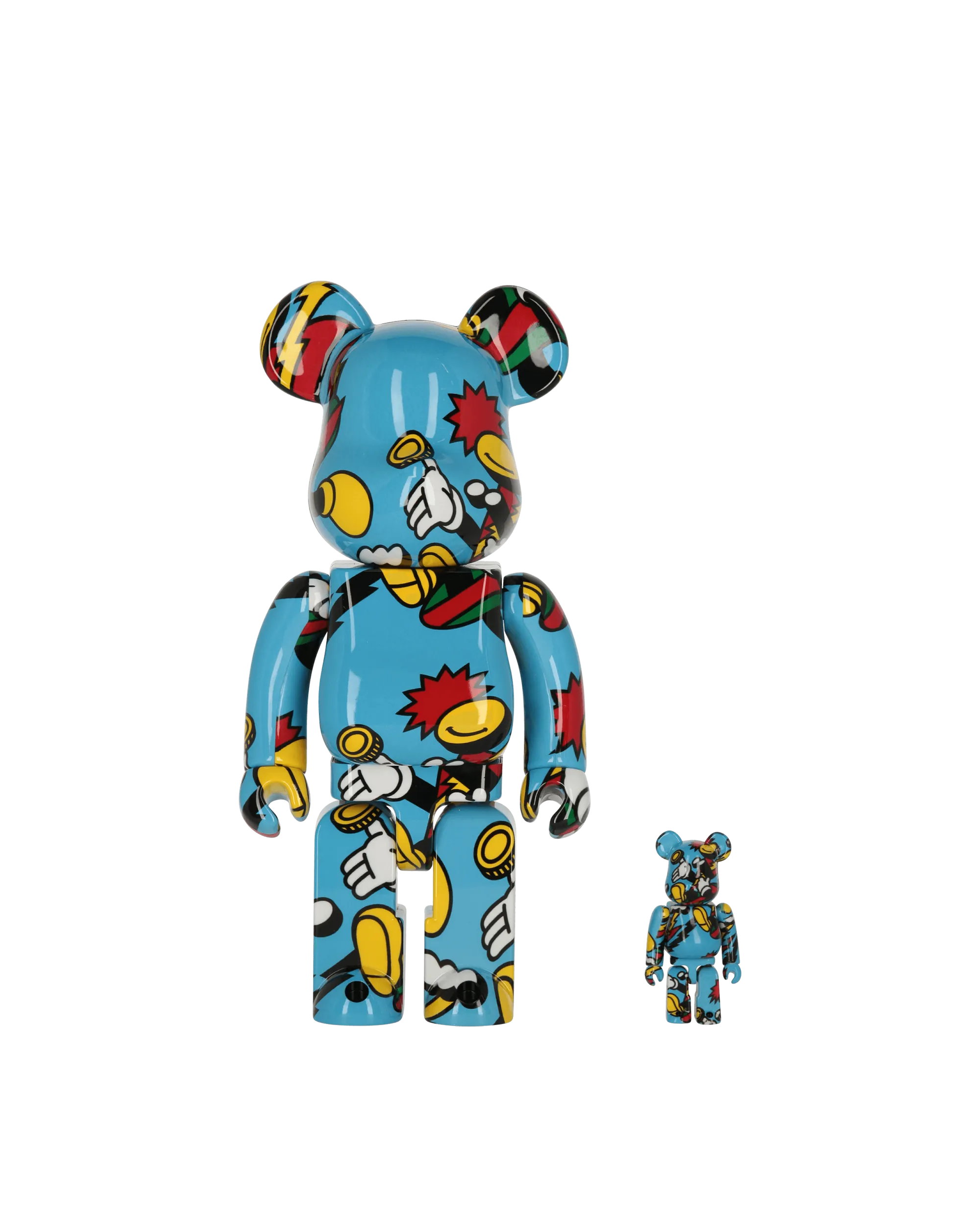 100%   400% Grafflex Be@rbrick Multicolor