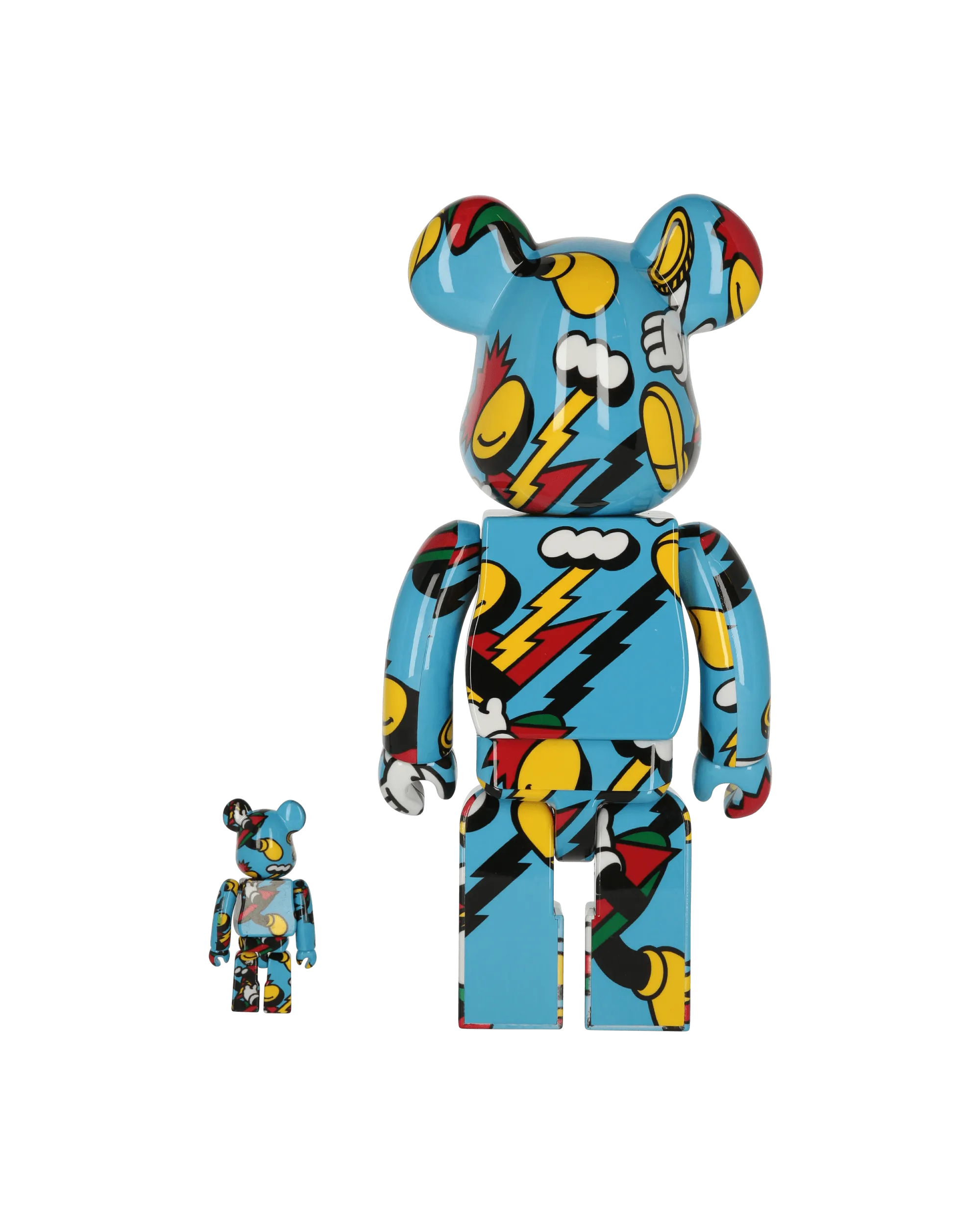 100%   400% Grafflex Be@rbrick Multicolor