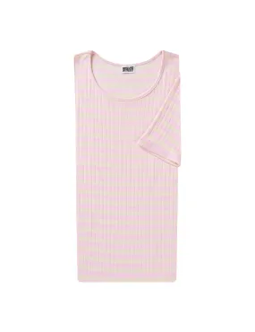 101 Short Sleeve Broadway, Rose/Ecru