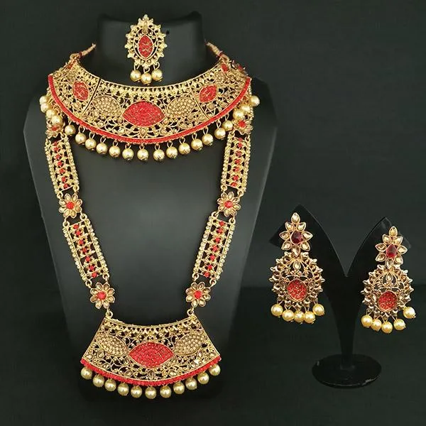 14Fashions Gold Plated Bridal Jewellery Set