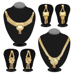 14Fashions Set Of 2 Necklace Combo ( assorted )