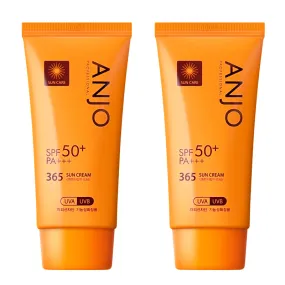 2pcs Anjo Professional 365 Sun Creams 70g SPF 50 PA    Sunscreens Facial Body UV Sunblock non-sticky moisturizing