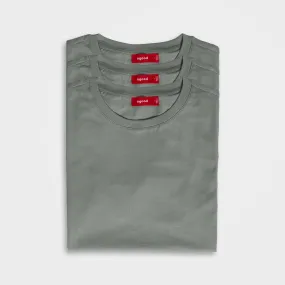 3 Pack | Women’s T-Shirts, Recycled Cotton, Sage