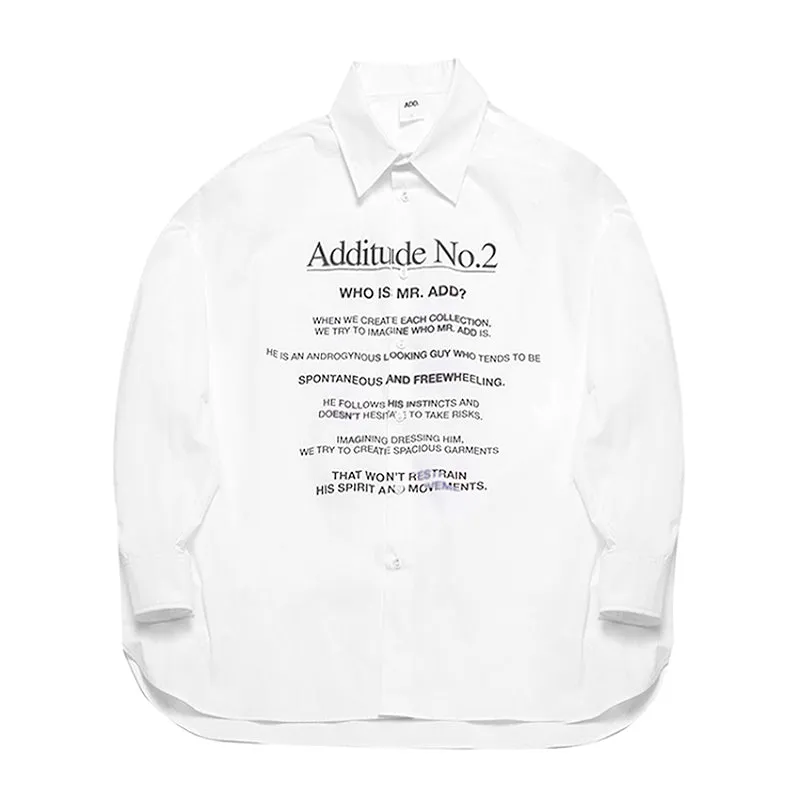 ADD Additude No.2 Shirt White