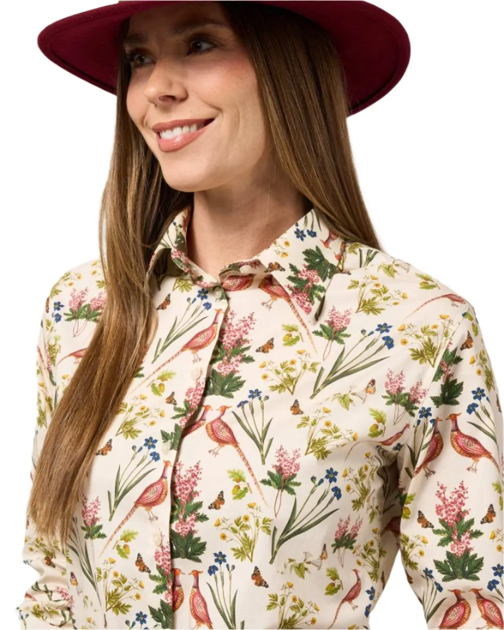 Alan Paine Ladies Lawen Printed Shirt