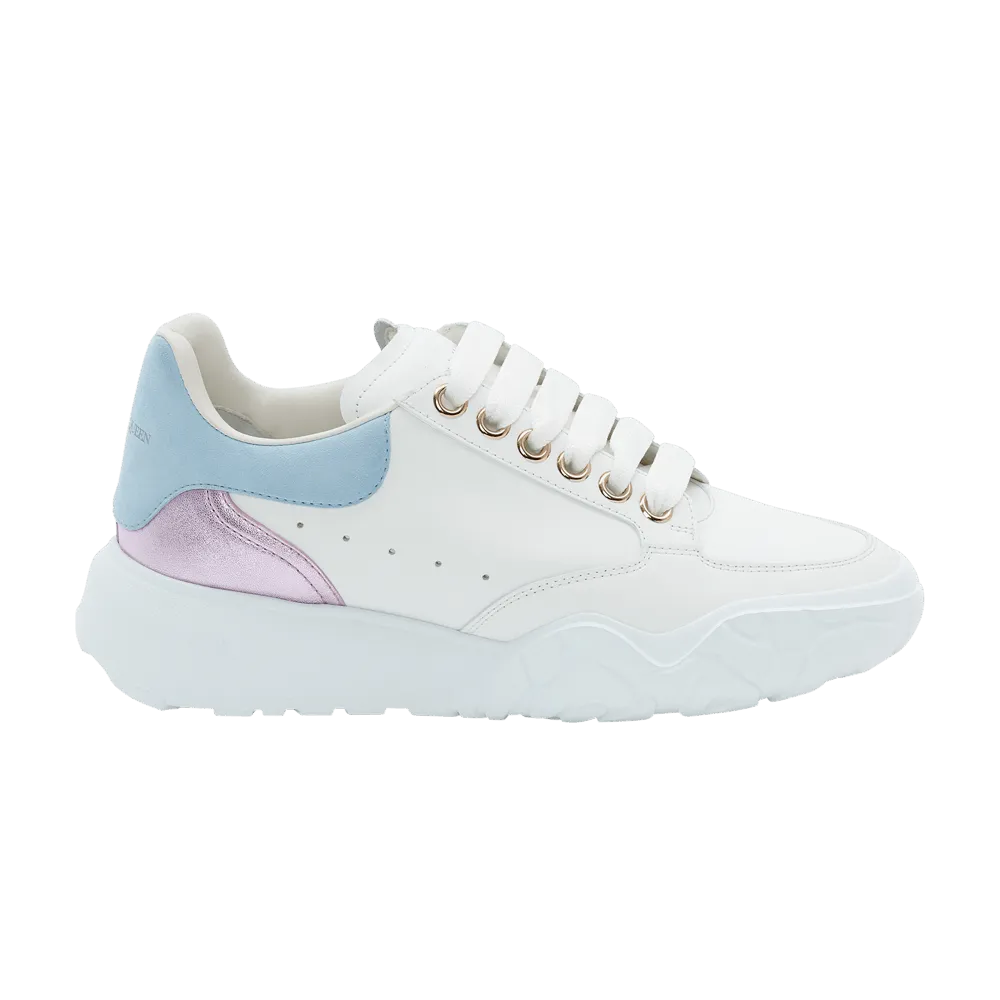 Alexander McQueen Wmns Court Trainer 'White Paris Blue Lilac'