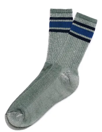 American Trench | Women's Activity Sock | Green/Navy/Cobalt