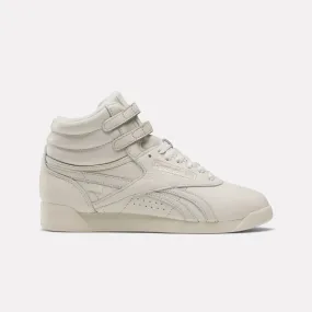 Anine Bing X Reebok Freestyle Hi Bone/Chalk