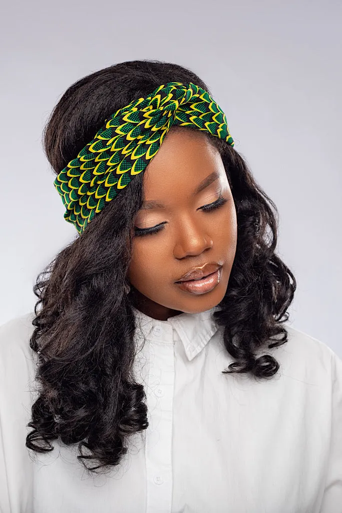 Ankara Headband With Wire Insert