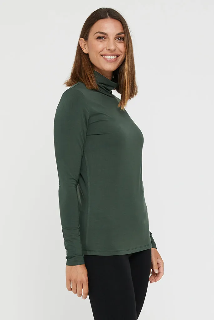 Bamboo Turtle Neck - Forest