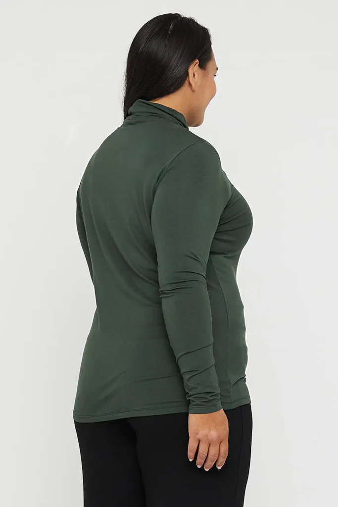 Bamboo Turtle Neck - Forest