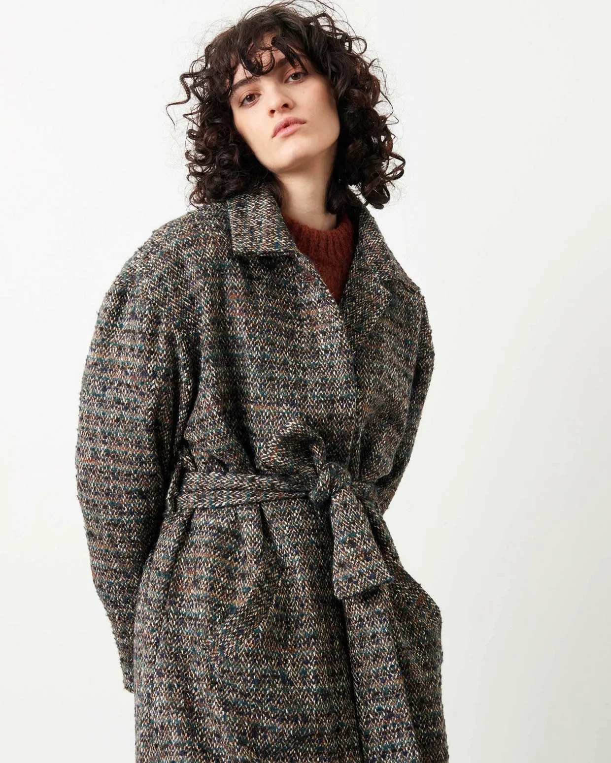 Barrett Coat Long Ceinture Lakeview