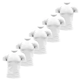 Basic T-Shirts - White - 5 Pack