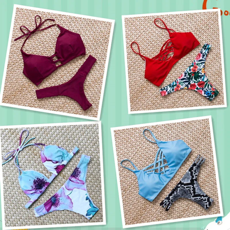 Bikini Set Summer Swimwear Women Sexy Beach Swimsuit