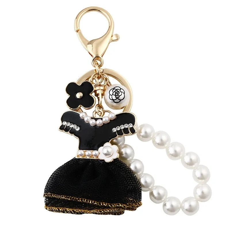 Black Skirt Keychains