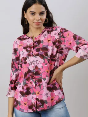 Blossom Elegance Printed Top