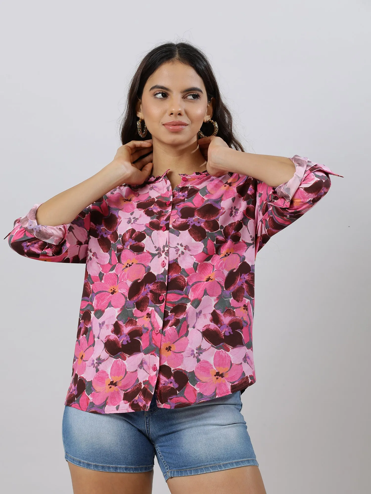 Blossom Elegance Printed Top