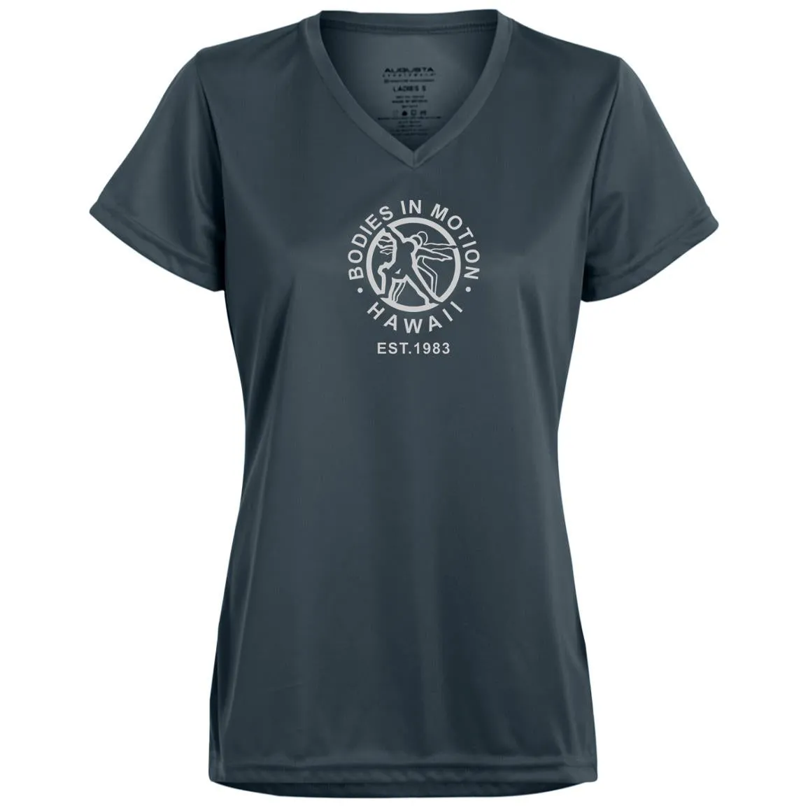 Bodies in Motion  Ladies’ Moisture-Wicking V-Neck Tee