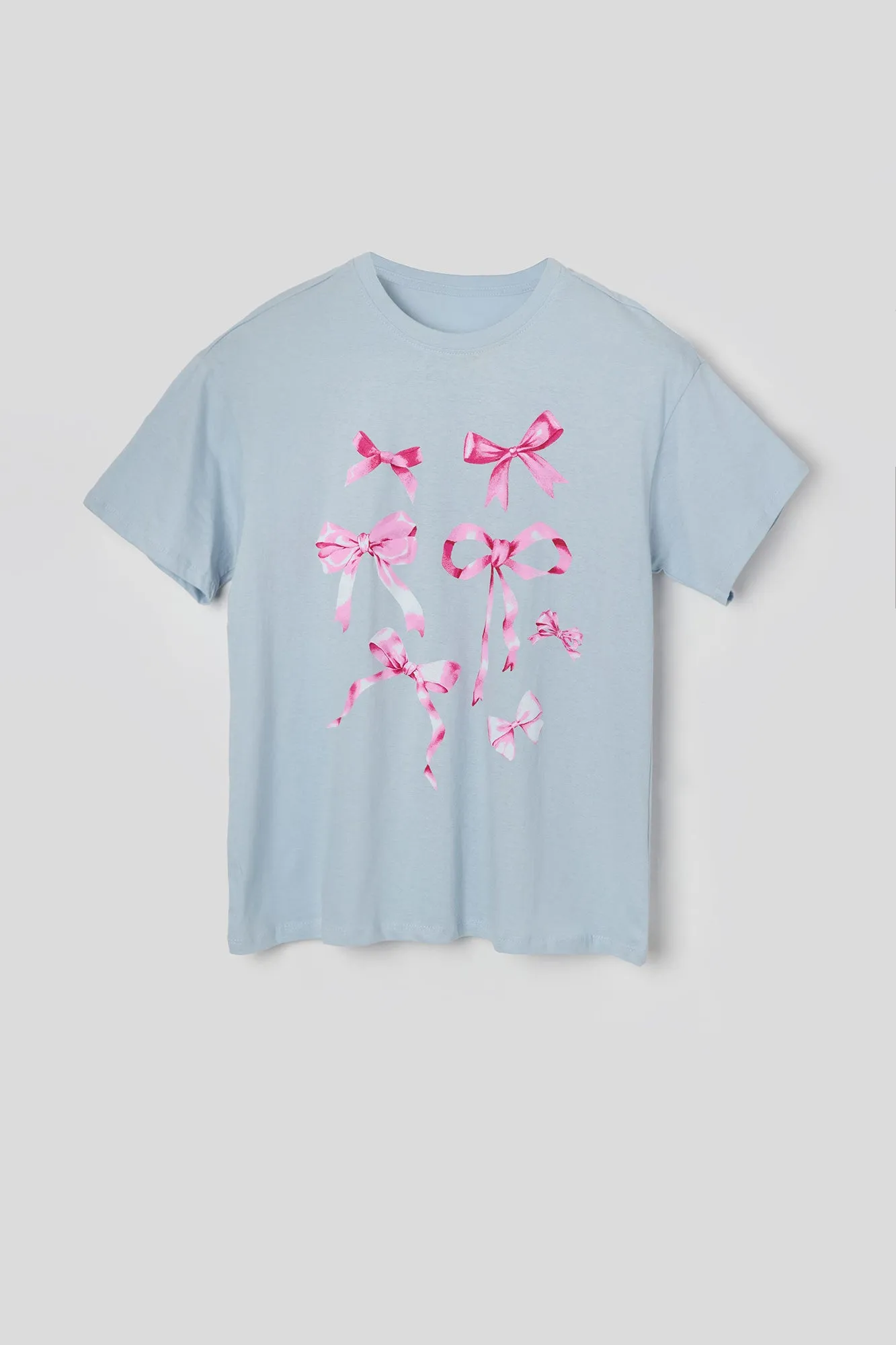 Bow Graphic Boyfriend T-Shirt