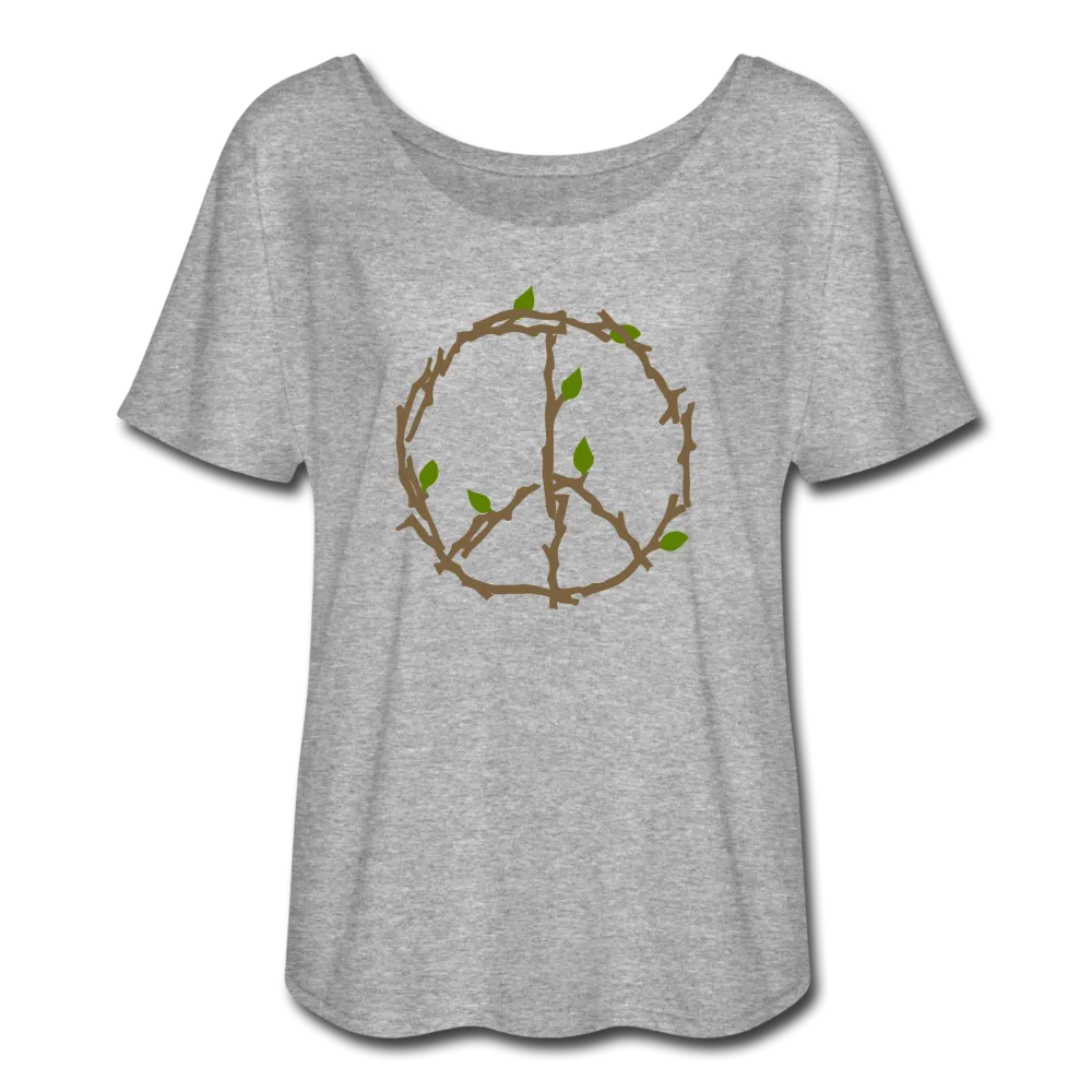 Branches And Leaves Women’s Flowy T-Shirt