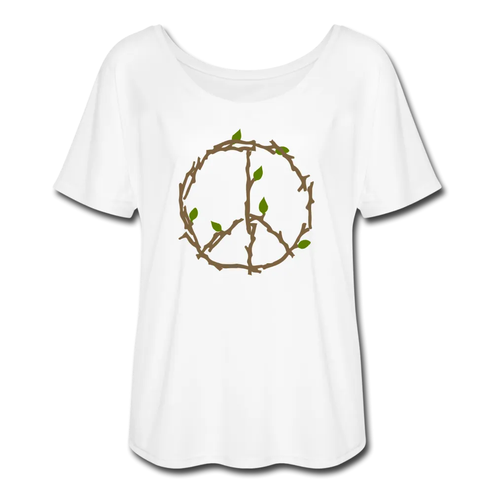 Branches And Leaves Women’s Flowy T-Shirt