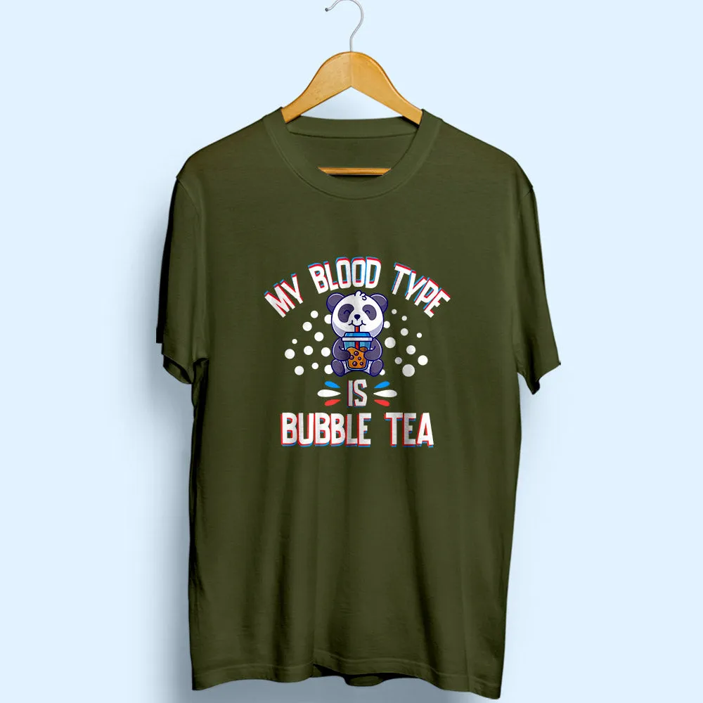 Bubble Tea Half Sleeve T-Shirt