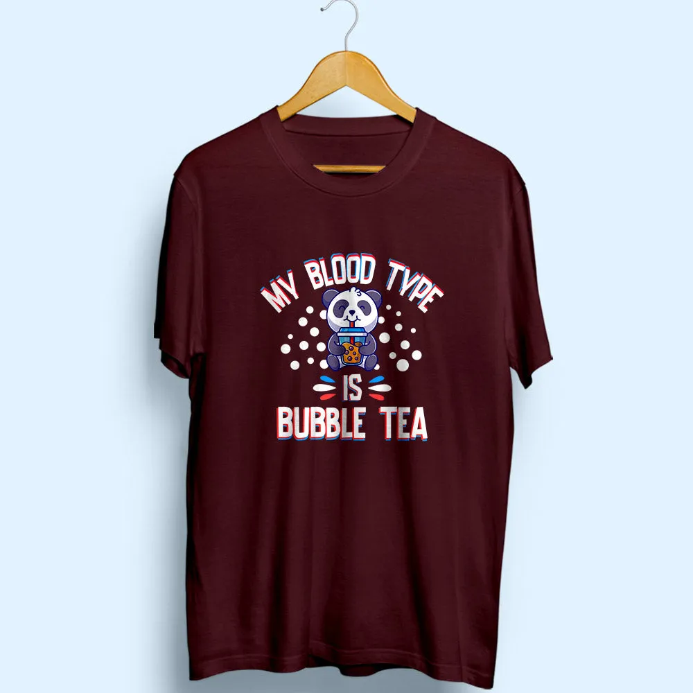 Bubble Tea Half Sleeve T-Shirt