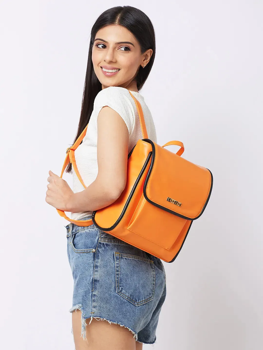 Caprese Gracie Backpack Medium Orange