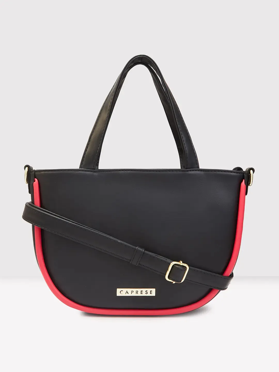 Caprese Gracie Satchel Medium Handbag Black