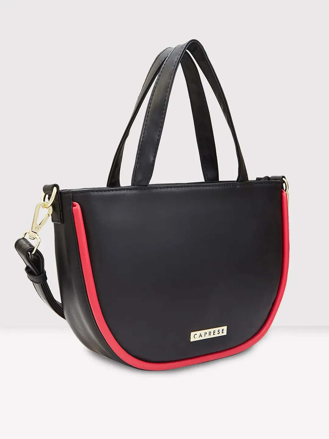 Caprese Gracie Satchel Medium Handbag Black