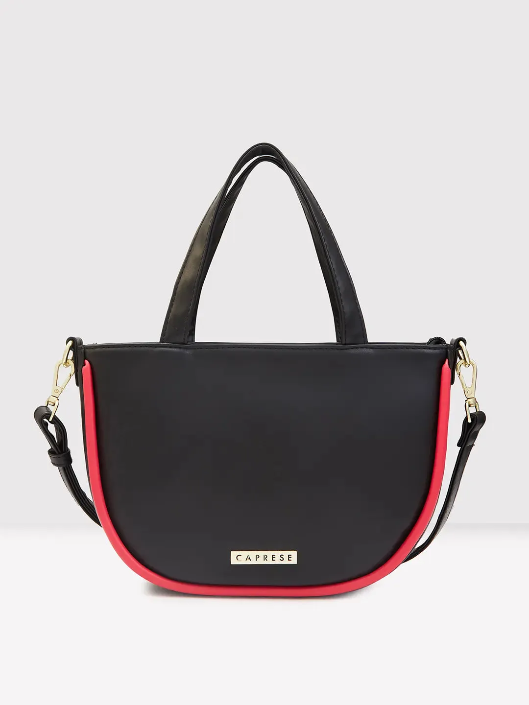 Caprese Gracie Satchel Medium Handbag Black