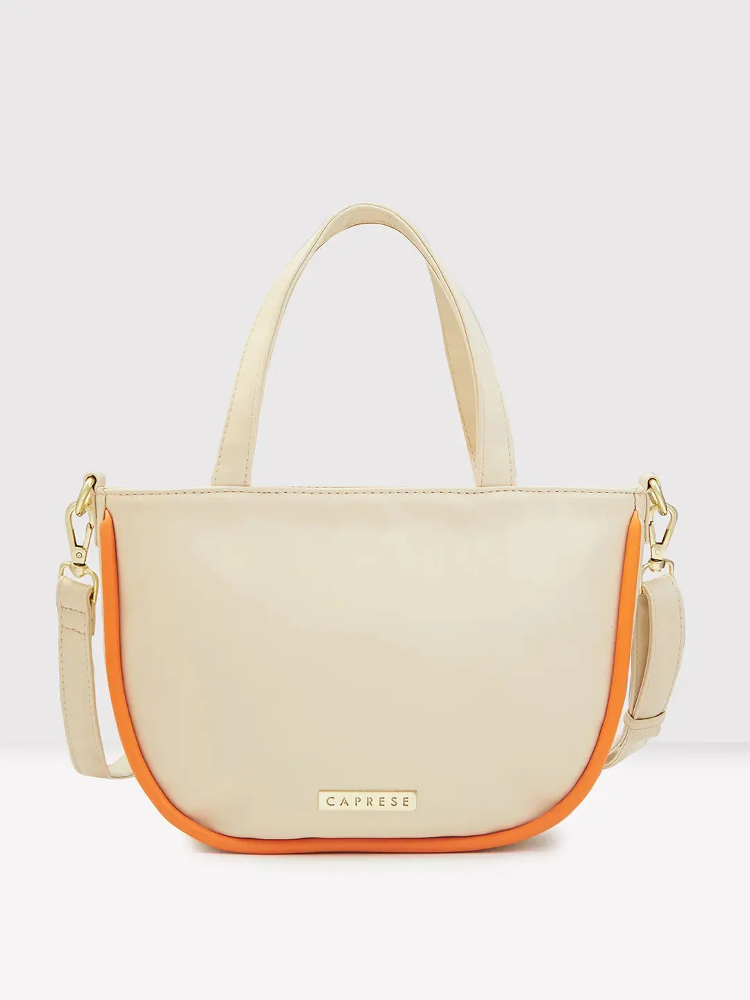 Caprese Gracie Satchel Medium Handbag Cream