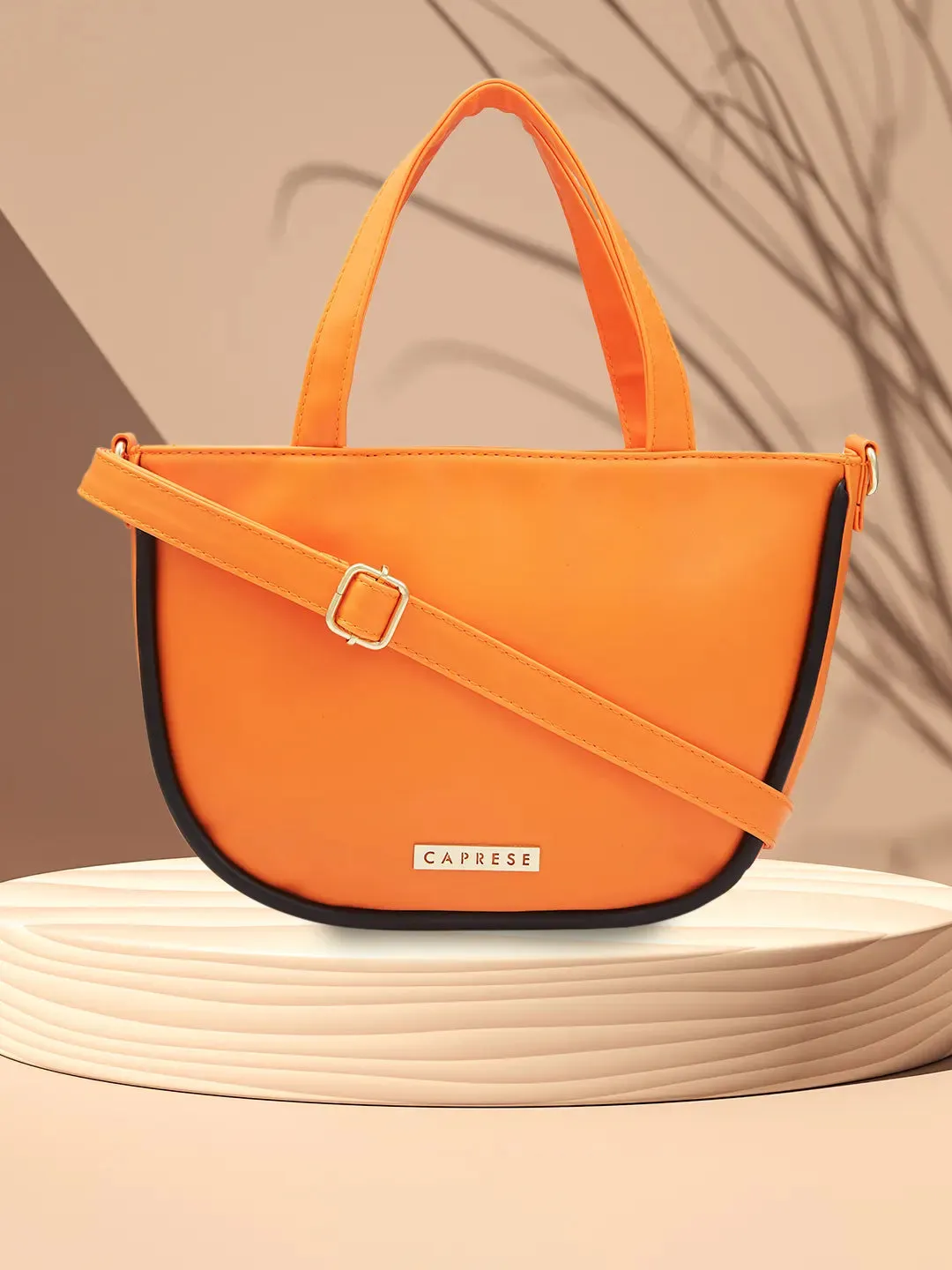 Caprese Gracie Satchel Medium Handbag Orange