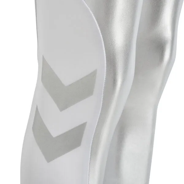 Charlotte Women Polyester Silver Tight