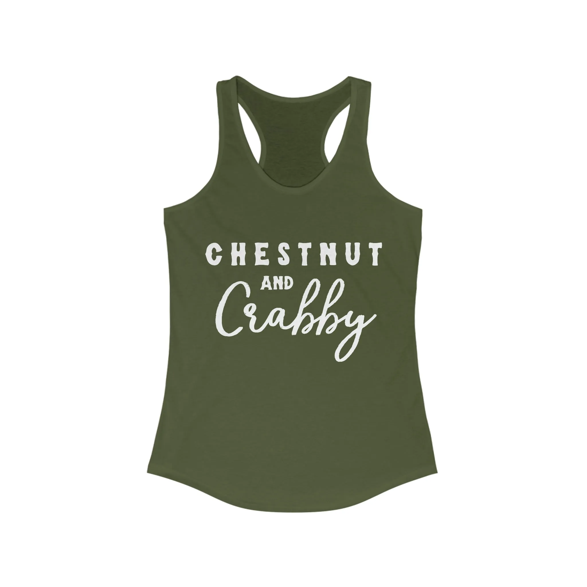 Chestnut & Crabby Racerback Tank