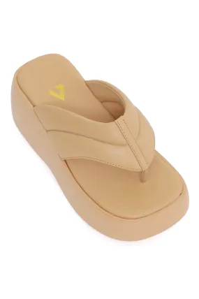 CHIC COMFORT PLATFORM-CAMEL