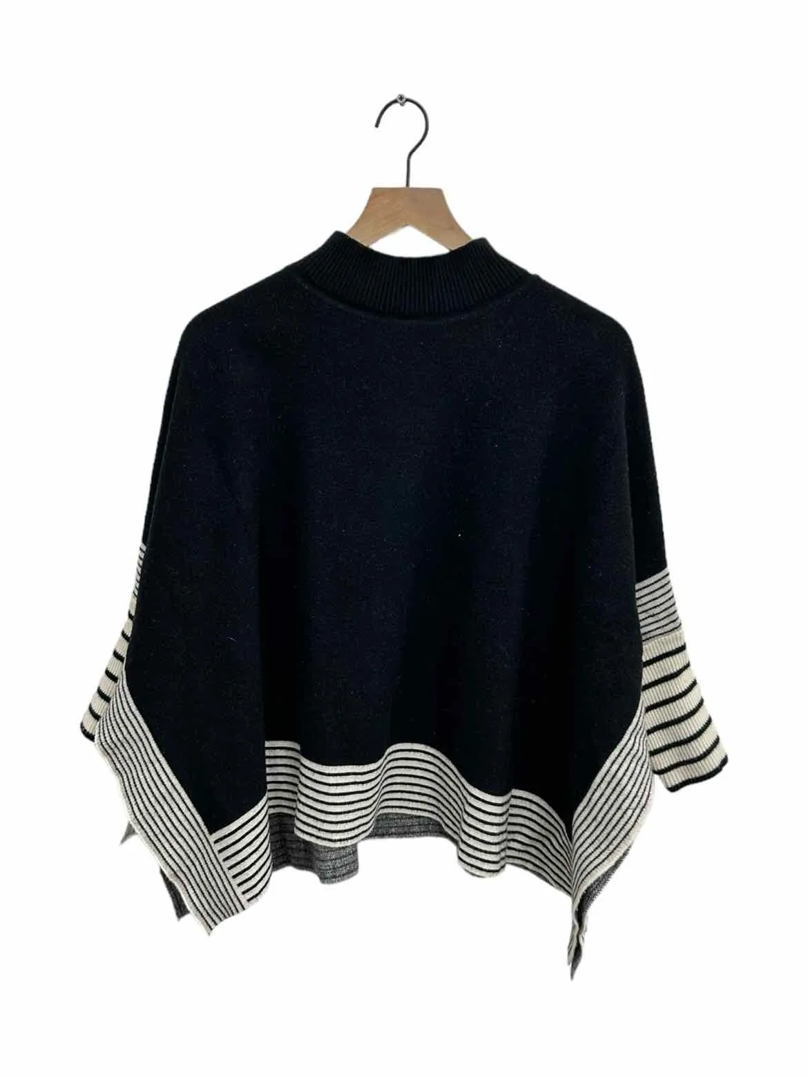 CHIC WISH BLK/GRY/WHT STRIPES Women Size L/XL Sweater