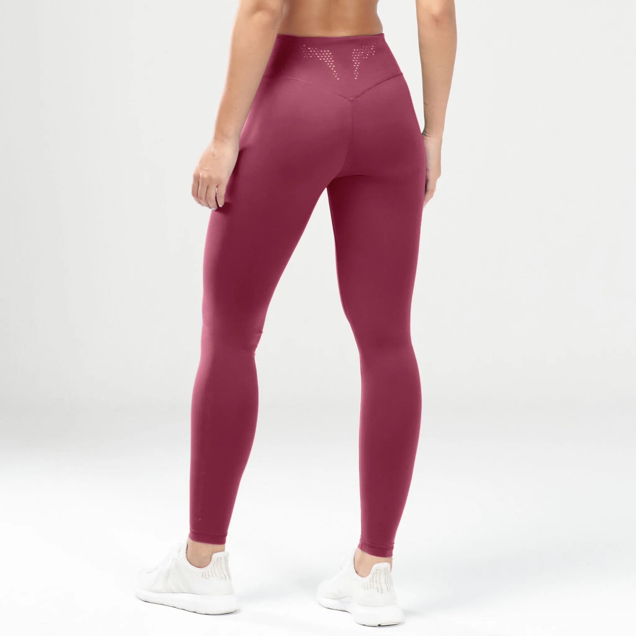 Code Run The City Leggings - Burgundy