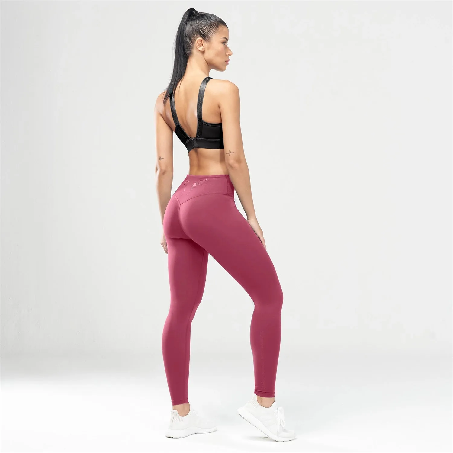 Code Run The City Leggings - Burgundy