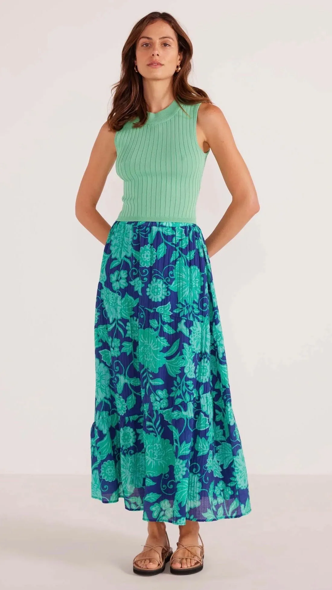 Connie Tiered Midi Skirt