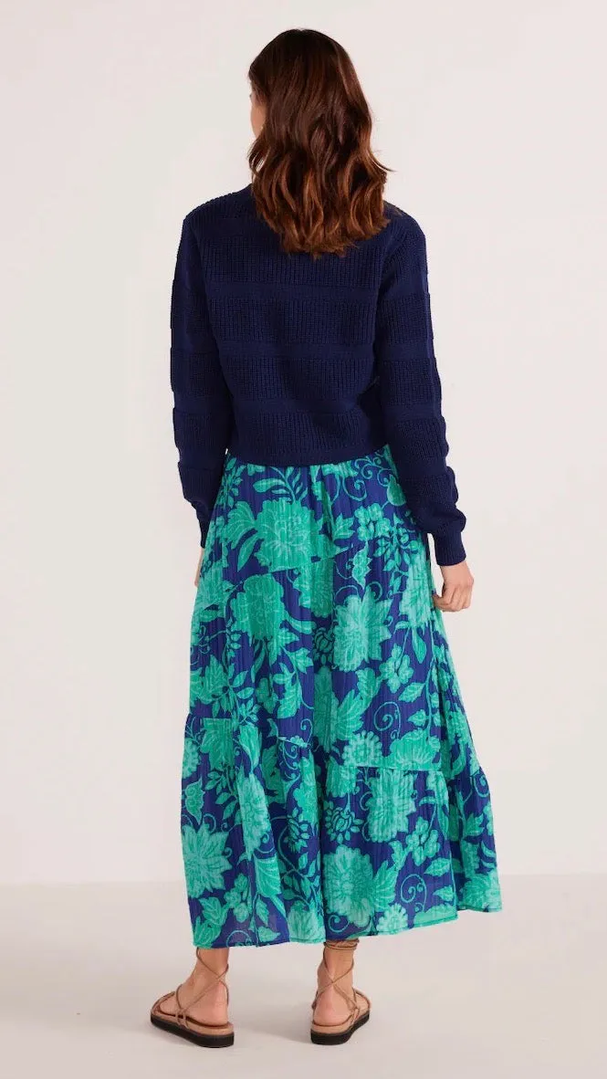 Connie Tiered Midi Skirt