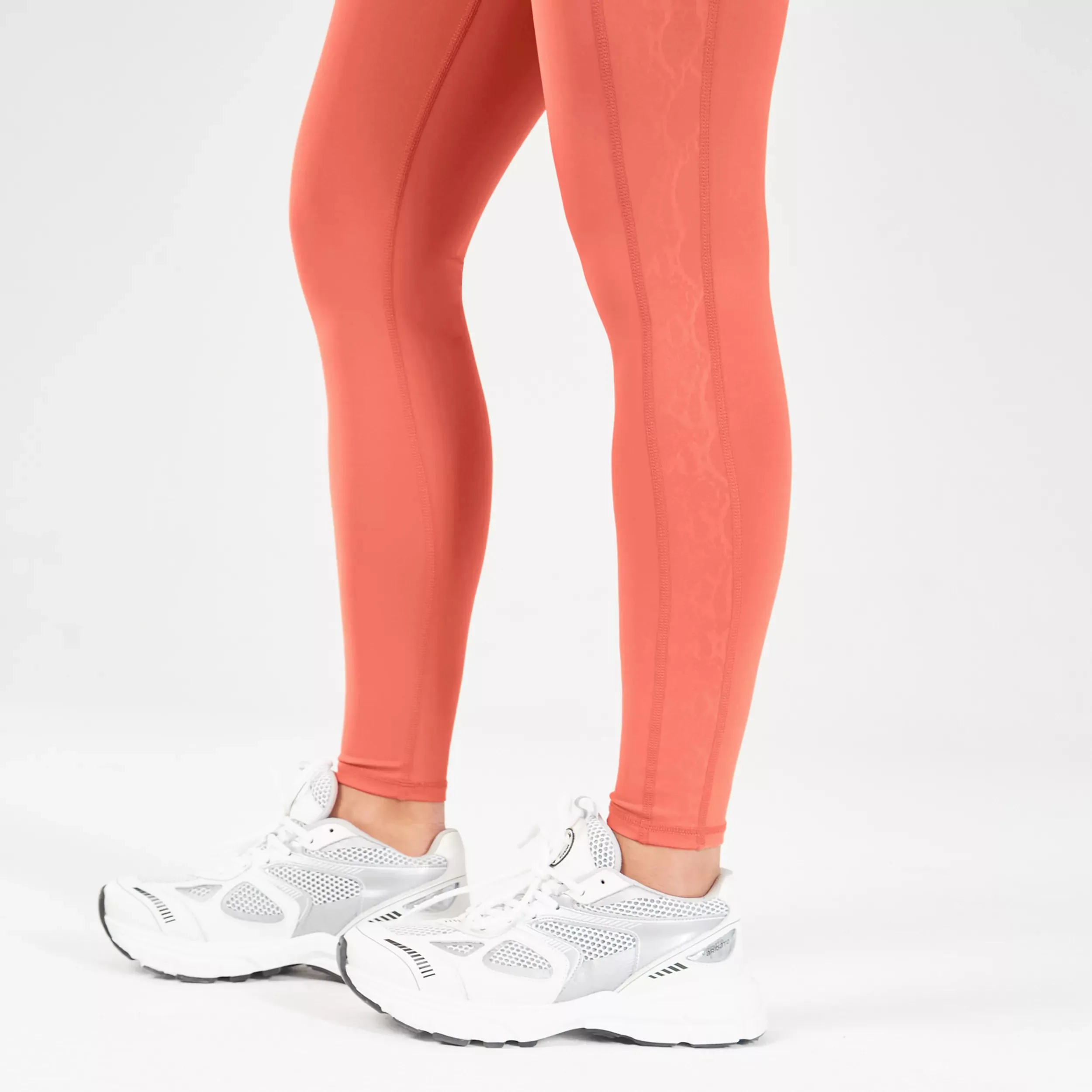 Core Panel Leggings - Mineral Red