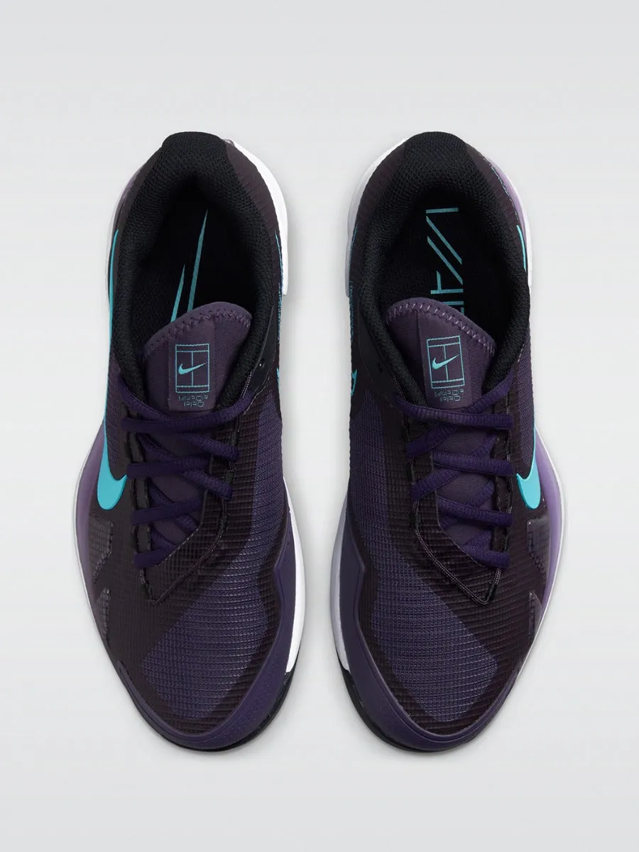 Court Air Zoom Vapor Pro Sneaker - Dark Raisin-Copa-White-Black