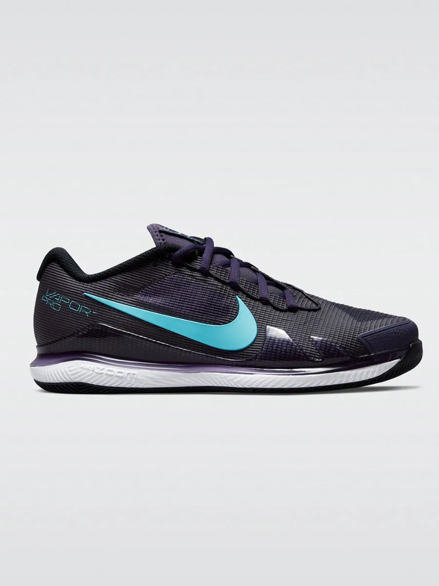 Court Air Zoom Vapor Pro Sneaker - Dark Raisin-Copa-White-Black