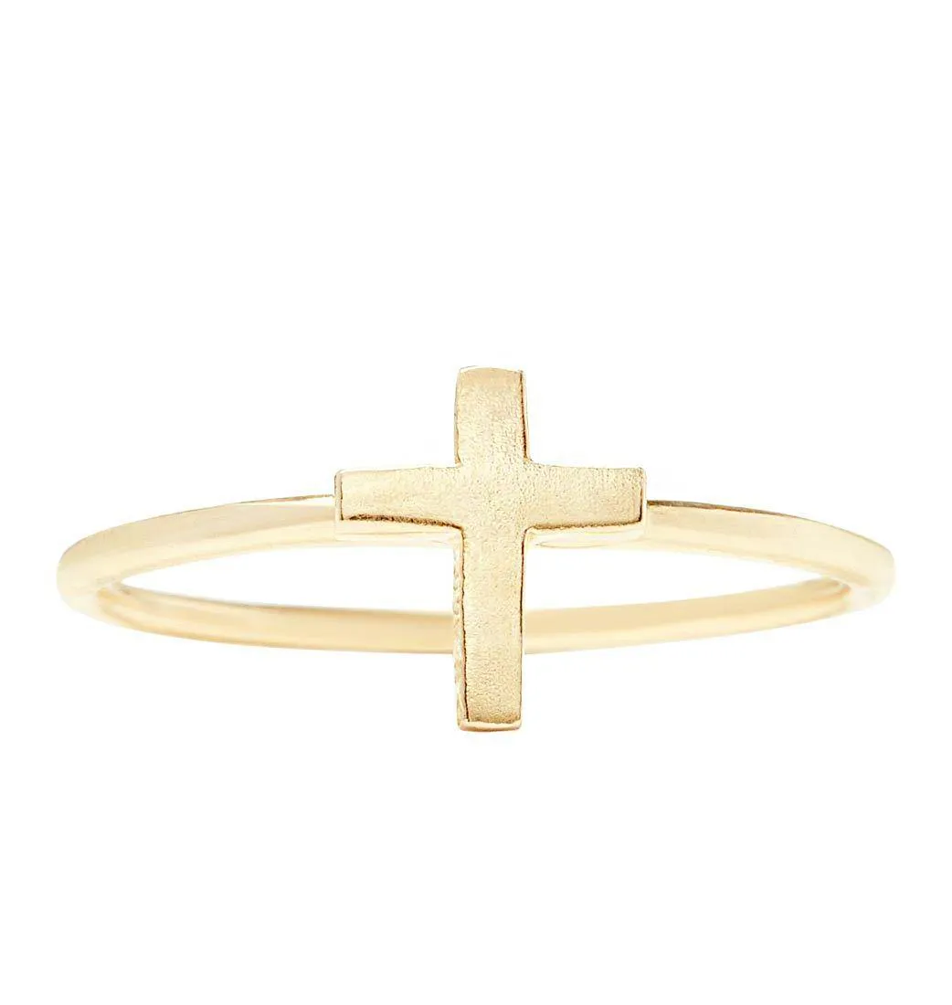 Cross Stacking Ring