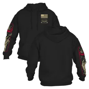 Death Rose Hoodie - Black