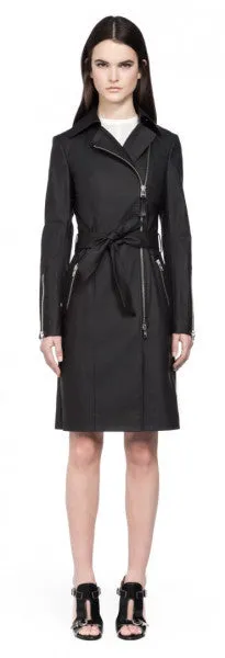 Eugenia Asymmetrical Trench Coat