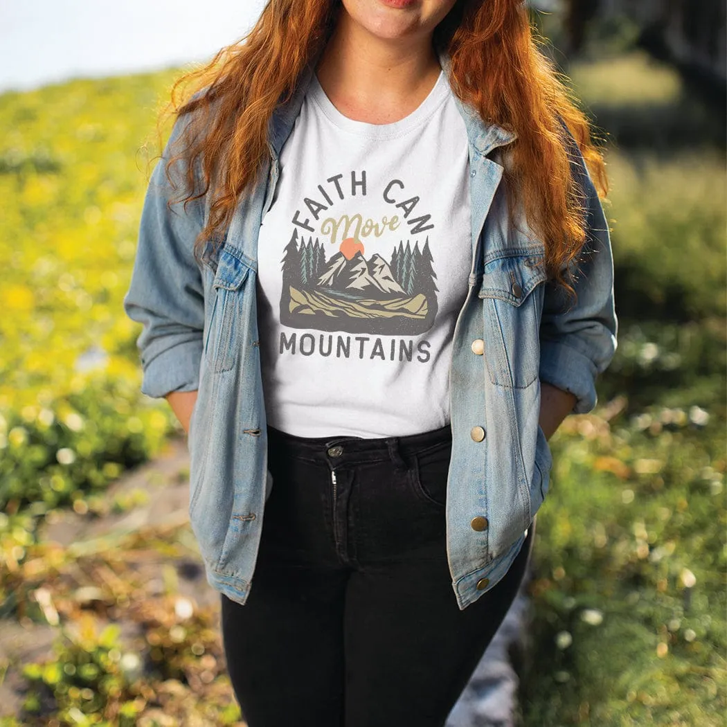 Faith Can Move Mountains Graphic T-Shirt - IN145